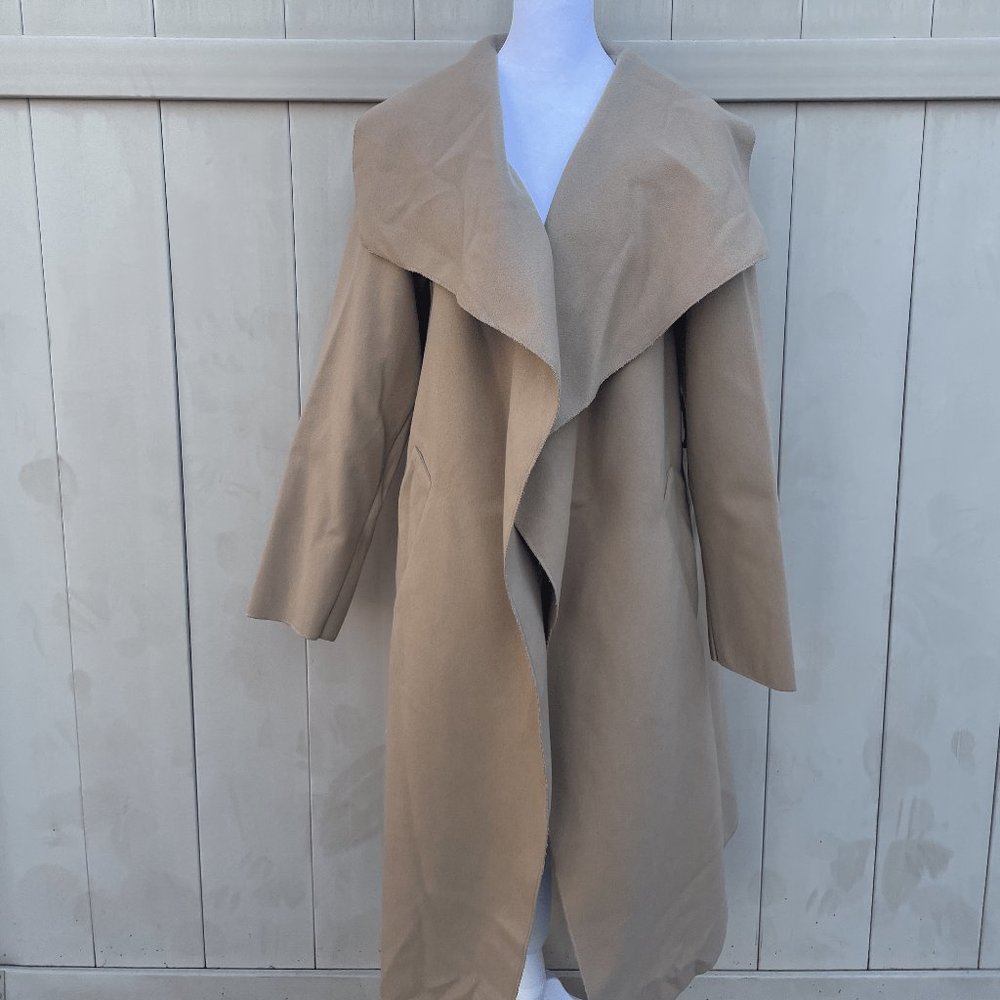 Belted Shawl Collar Coat